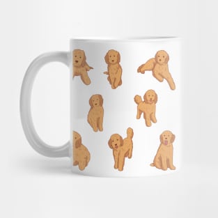 Cute Golden doodle pack Mug